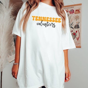 Tennessee Volunteers Comfort Colors Tshirt, ut vols comfort colors, tennessee football shirt, comfort colors vintage feel super soft
