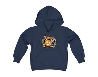 Tennessee Vols Youth Heavy Blend Hoodie, tn volunteers kids hooded sweatshirt, tn vols hoodie for kids