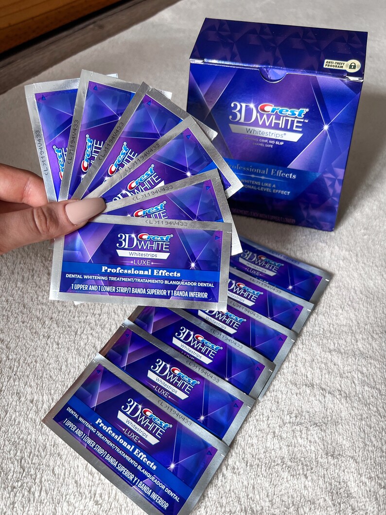 Crest Whitening Strips Etsy