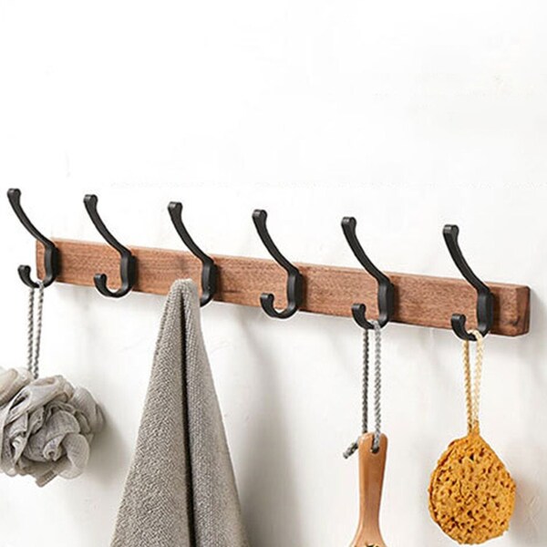 Black Bathroom Towel Hook Etsy