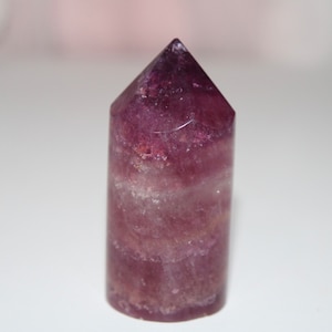 Magenta Fluorite Tower - Pink Fluorite - Purple Fluorite - Rare Crystal