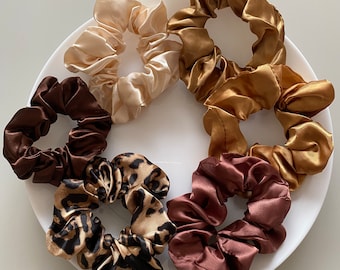 Lot de 6 chouchous Scrunchie