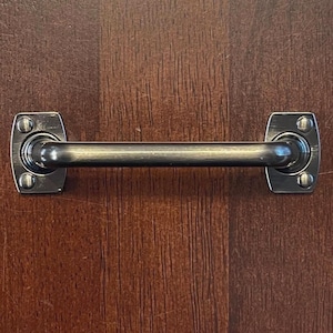 Traditional U-Shaped Black Graphite Finish Utility Pull 3 Piece 3" at Center