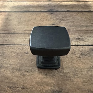 Mission or Farmhouse Rustic Square Matte Black Finish 1-1/4 Inches Wide