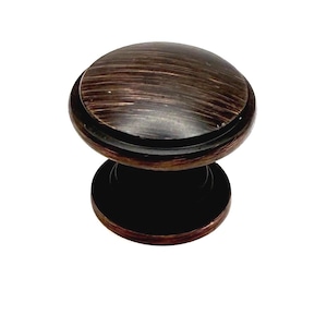 Oil Rubbed Bronze Mushroom Knob, 1-1/4" Domed Cabinet Hardware