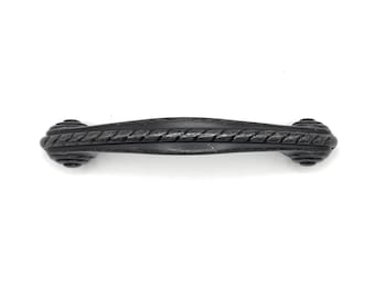 Rope Pull in Distressed Dark Pewter 3” Centers