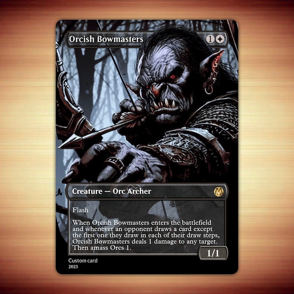 Orcish Bowmasters - PROXY FOIL MTG