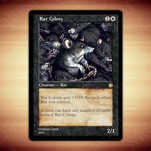 10x Colonie de rats - PROXY FOIL MTG
