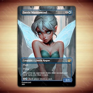 Faerie Mastermind - PROXY FOIL MTG