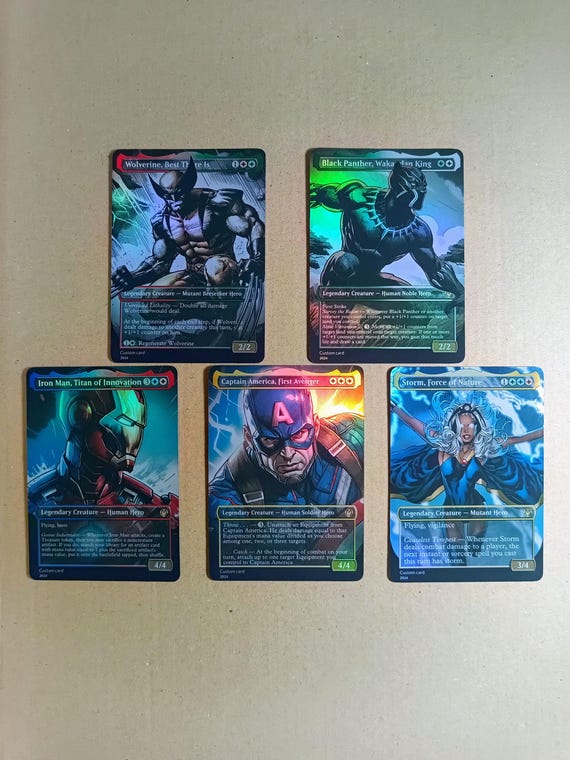 Marvel Secret Lair Foil ブラックパンサー Magic The Gathering MTG Secret Lair Marvel Black Panther