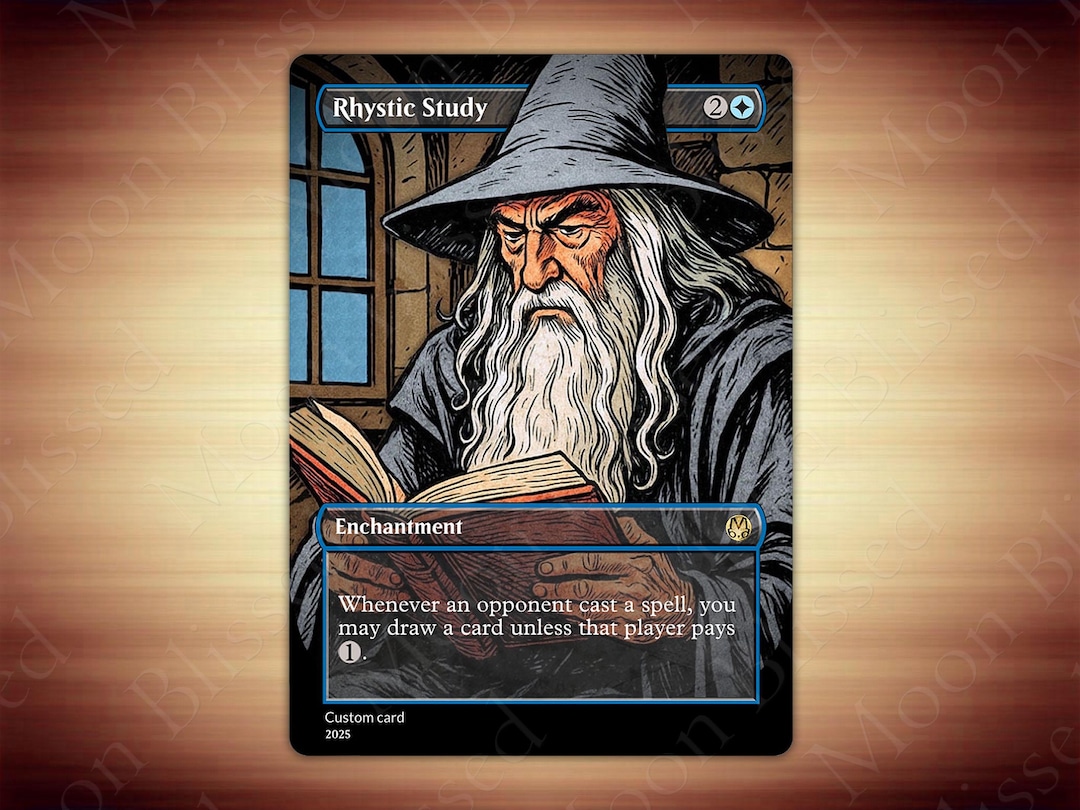 未使用カード MAGIC the gathering RHYSTIC STUDY Rhystic Study · Wilds of Eldraine: Enchanting Tales (WOT