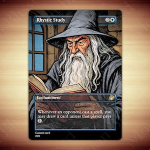 Rhystische Studie - PROXY FOIL MTG