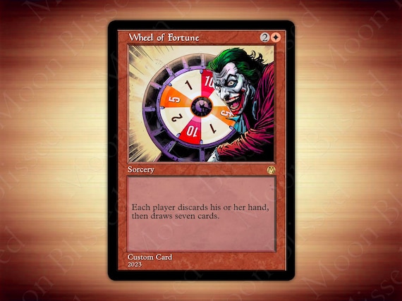 Wheel of Fortune - PROXY FOIL MTG - Etsy