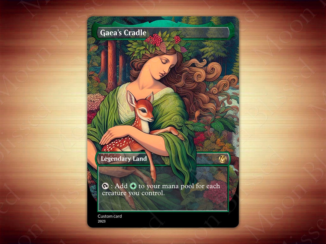 Foil】《ガイアの揺籃の地/Gaea's Cradle》(ジャッジ褒賞)[USG-P