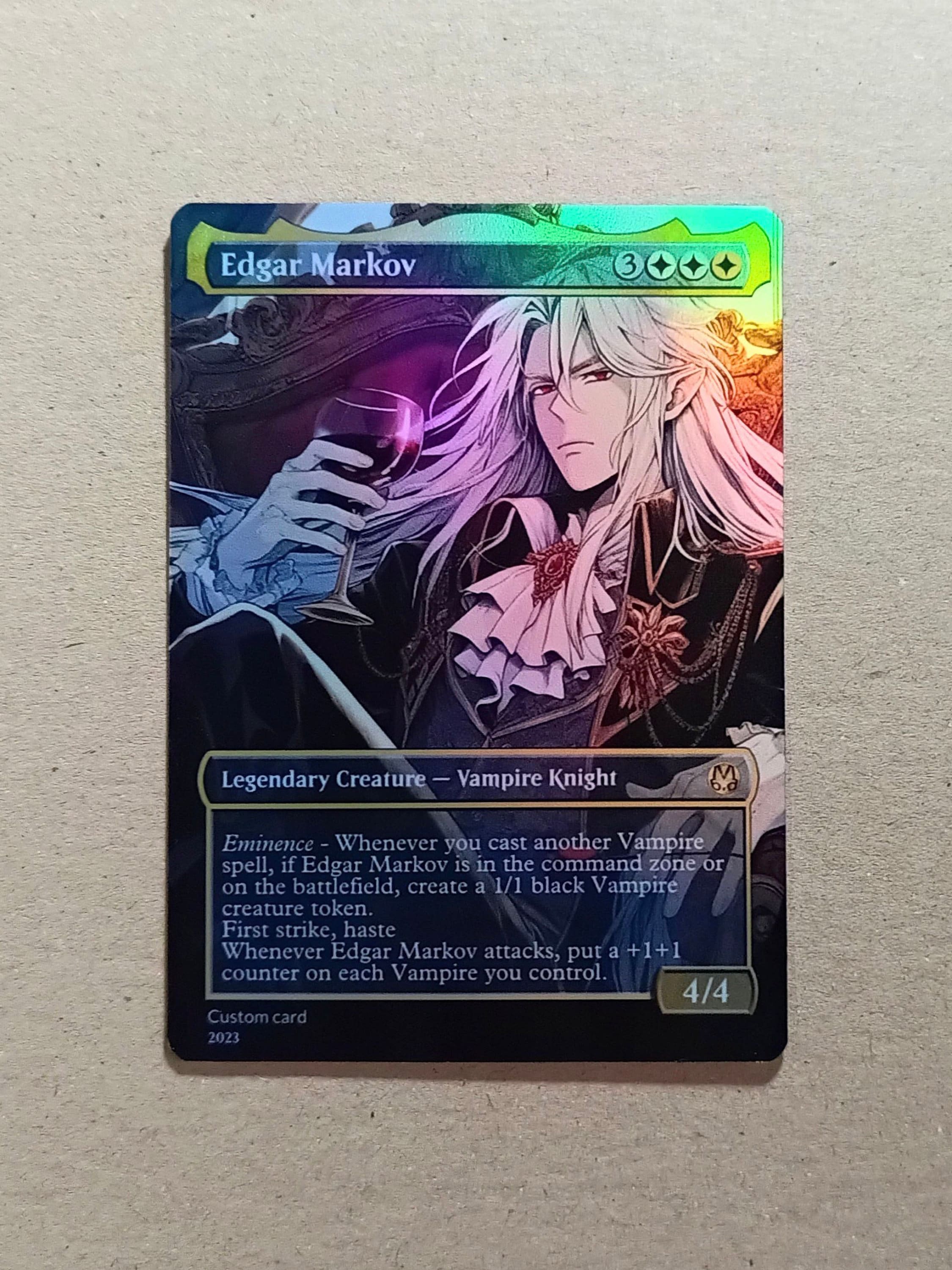 Edgar Markov - PROXY FOIL MTG - Etsy