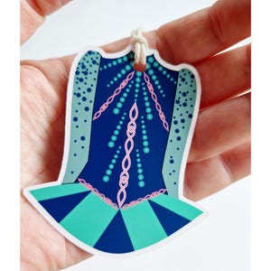 Irish Dance Kostüm Geschenkanhänger, 5er Set, Feis Geschenke, Tanzschule, Keltisch, Premium Karte, Gestanzt, Hochglanz Oberfläche, Kundenbestellungen, Gälischer Tanz