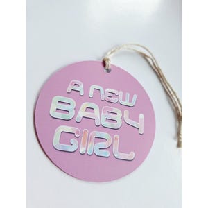 Nouvelle étiquette cadeau pour bébé, étiquettes de baby shower, cadeaux de révélation de sexe, étiquette de félicitations pour nouveau-né, cadeau bébé garçon, cadeau bébé fille, cadeau bébé, découpé