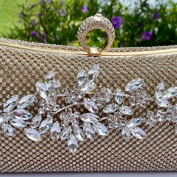 Formal Beaded Purse, Evening Clutch Bag