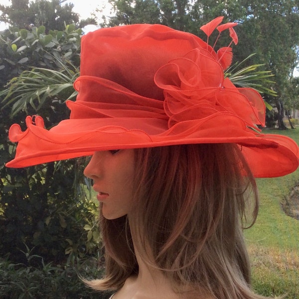 Kentucky Derby Hat, Tea Party Hat, Church Hat, Wedding Hat