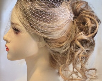 Birdcage Veil, Blusher, Birdcage Veil and Comb, Bridal Comb, Wedding Comb, Bridal Hair Accessory