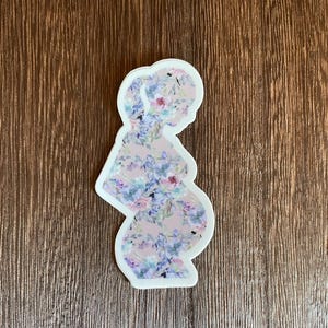 Naklejka winylowa z motywem ciąży // Kobieta w ciąży // Wodoodporna