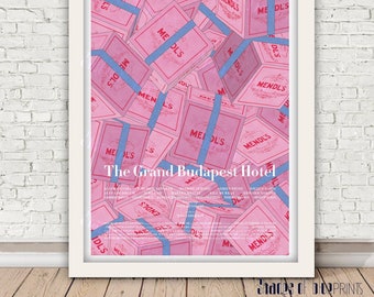 Un film de Wes Anderson - The Grand Budapest Hotel (édition Mendl&#39;s box) - Impression giclée, 2014