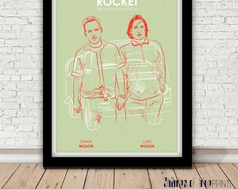 A movie by Wes Anderson - Bottle Rocket - Giclée print, 1996