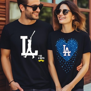 Baseball LA Walkoff Grand Slam blau, weiß und LA Hearts PNG-Dateien nur für Shirts, Tassen, Taschen, digitaler Download