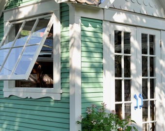 Custom Portable Shed: Reclaimed Materials, Backyard Studio, Made to Order SHIPPING NOT FREE