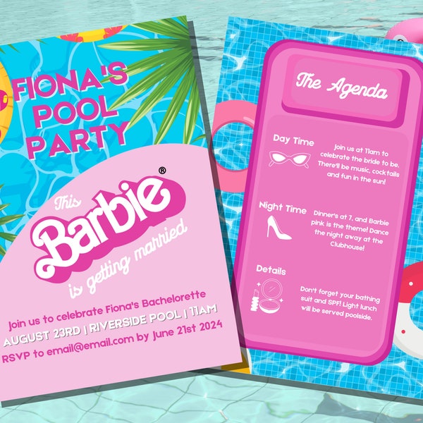 Barbie Pool Etsy