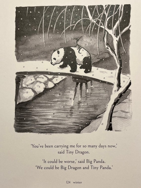 Inspirational Framed Book Extract From Big Panda and Tiny Dragon