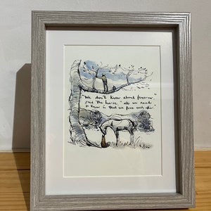Charlie Mackesy The Boy The Mole The Fox And The Horse Framed Book Extract “All we need to know is that we love each other”