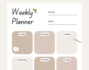 Agenda settimanale