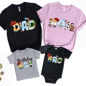 Toy Story Birthday Shirt, Custom Disney Birthday Boy Shirt, Toy Story Birthday Family Shirt, Custom Toy Story Shirt, Birthday Girl Gift Tee,