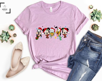 Mickey and Friends Christmas Shirt, All Disney Characters Christmas Shirt, Disney Christmas Shirts, Christmas Crew Shirt, Disney Shirts