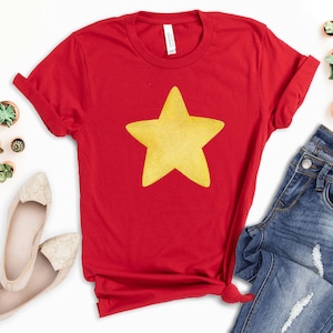 Steven Universe Coral T-Shirt, Cartoon Star Tee