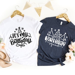 Birthday Shirt, Birthday Crew Shirt for Woman, Birthday Party Shirts, Birthday Gift for Woman, Birthday Group Shirts, Birthday Squad Shirts