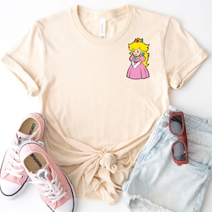Princess Peach Star Shirt,Princess Peach Crown Shirt,Pink Princess Shirt,Super Mario Shirt,Princess Peach Shirt,Princess Peach,Gift For Her