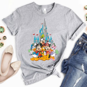 Mickey And Friends T-shirt, Disney Shirts, Disney Castle Shirt, Magic Kingdom Shirt, Disneyworld Shirts, Disney Family Shirts