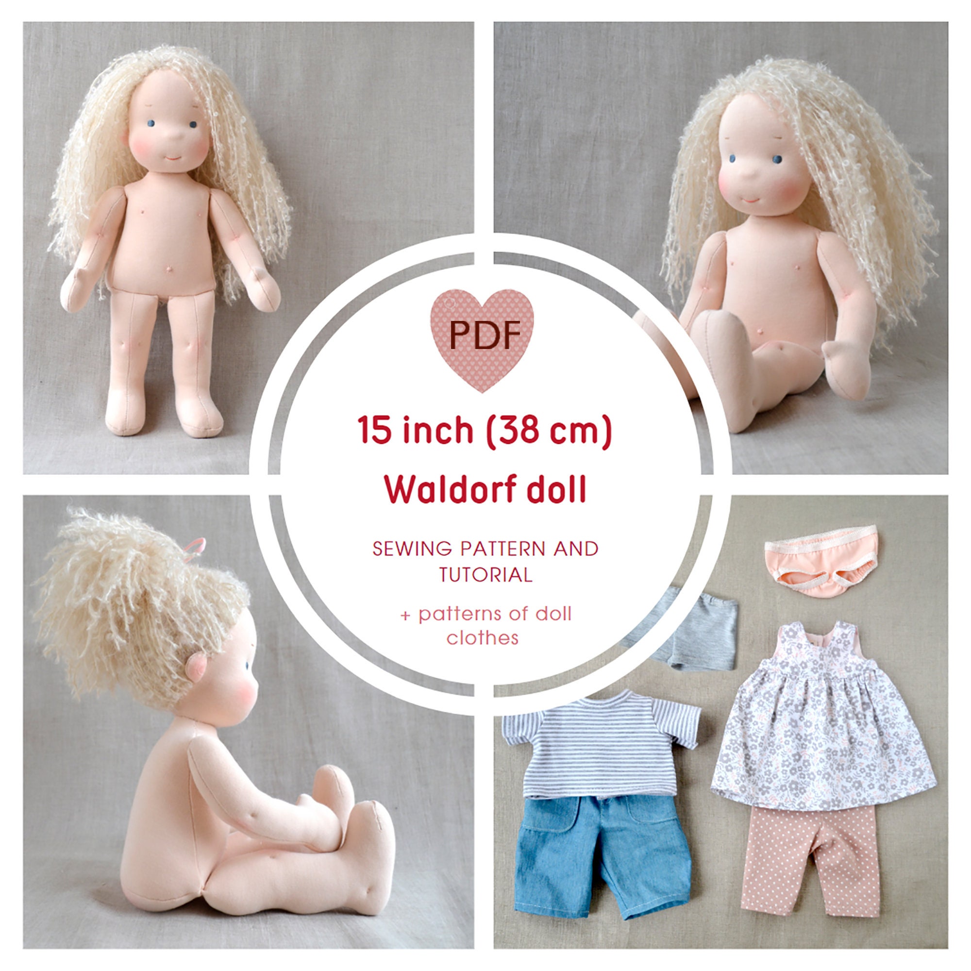 Molly Inspiration poupée Waldorf 38 cm - Art 'n Doll