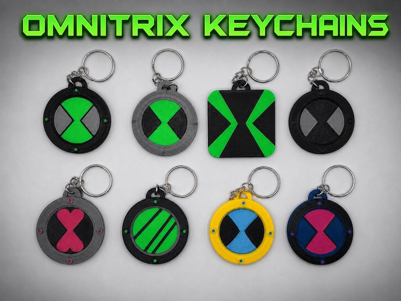 Ben 10 Omnitrix Icon Keychains - Etsy