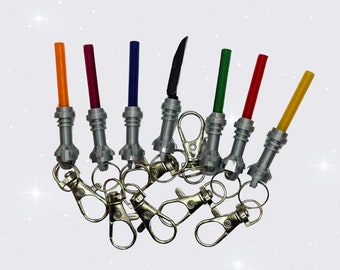 Minifig Lightsaber Keychain