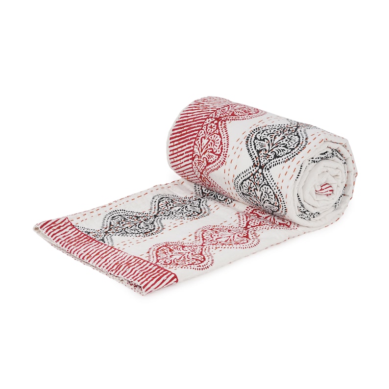 Queen Size Bedspread Indian Cotton Block Print Bedspread - Etsy