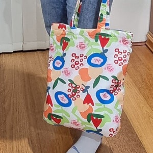 Teacher Everyday Bags Floral Shoulder  Student  School Everyday Handbag Shopping Gift for Mothers Day Teacher Utility Bag Reusable