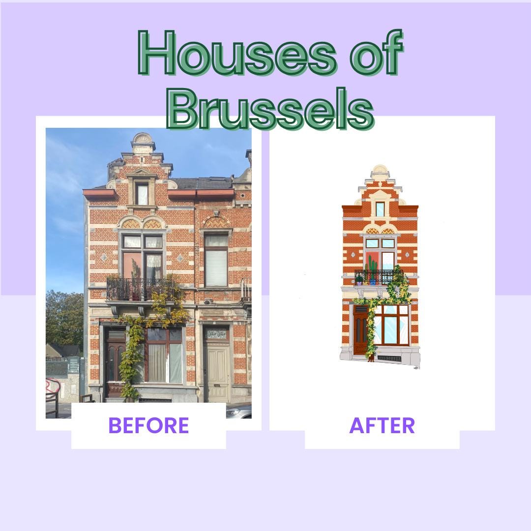 Custom House Portrait, Personalized New Home Illustration (digital File ...