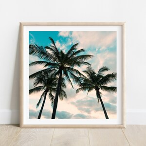 Tropical Palm Trees - Photography Print (Digital Download)