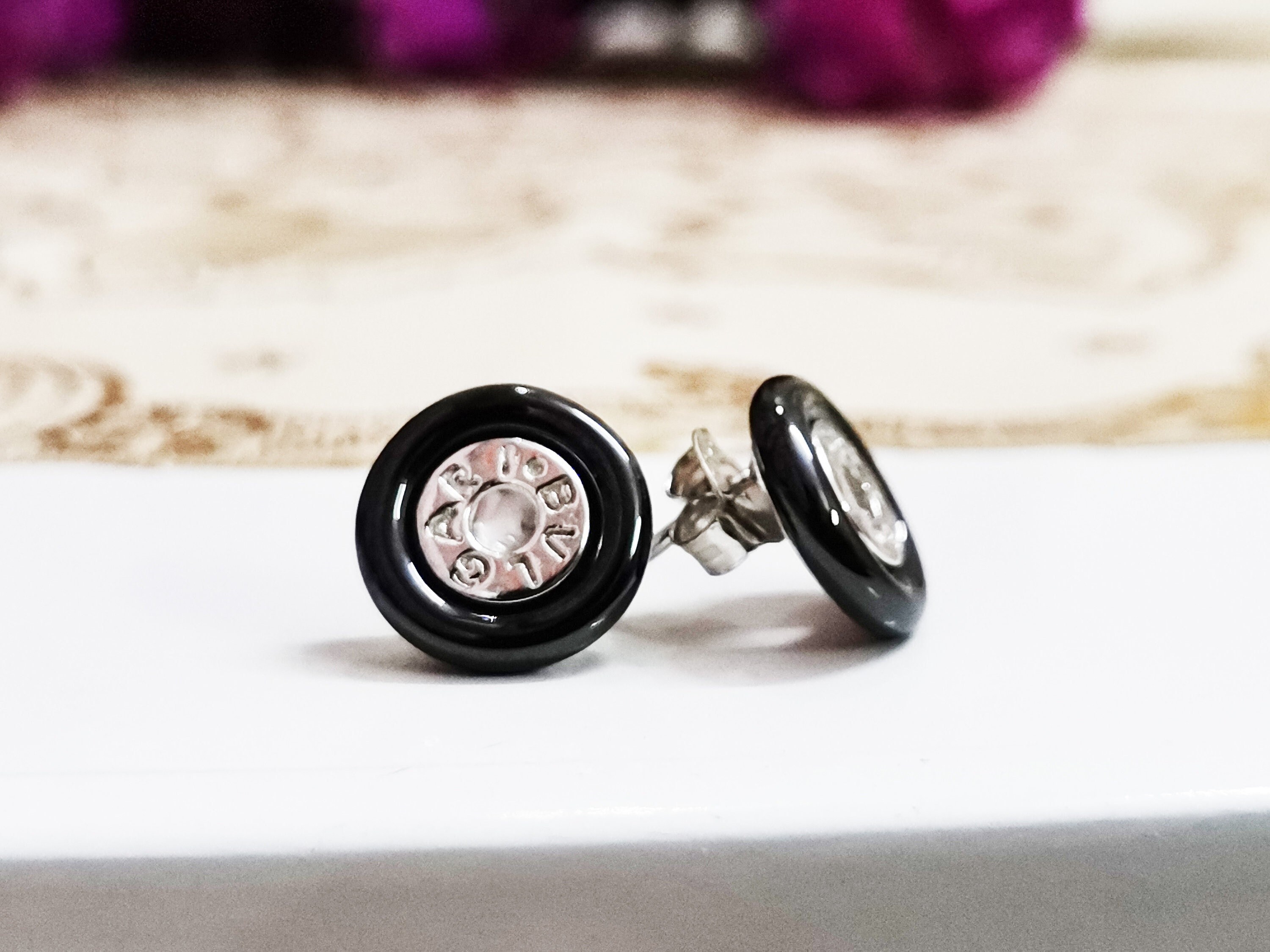 Black Onyx Silver925 Earrings for Women and Girls /handmade