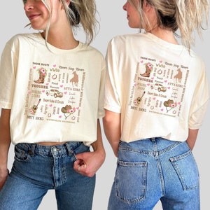 Lainey Wilson Shirt, Country Song Country Music Shirt, Concert Shirts Song Lyrics Shirt, Country Girl Cowgirl Shirt, Lainey Wilson Fan Gift