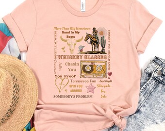 Morgan Wallen Country Music Shirt For Concert, Vintage Morgan Wallen 2023 Tour Merch, Song Lyrics Shirt Gift For Morgan Wallen Fan
