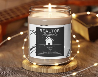 Benutzerdefinierte Abschlussgeschenk für Makler, personalisierter Makler Dankeschön Geschenk vom neuen Hausbesitzer, Kundengeschenk für Makler